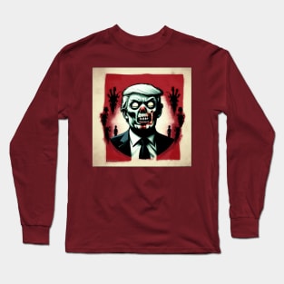 Zombie Trump Long Sleeve T-Shirt